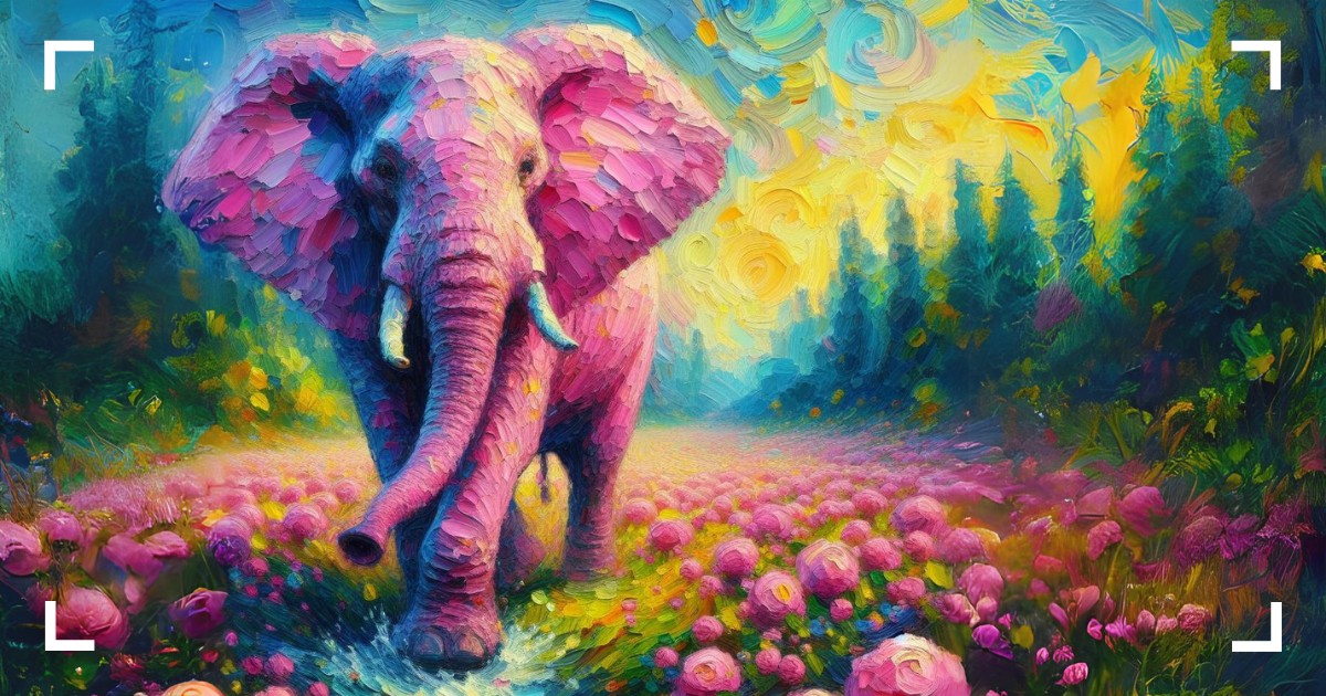 Vaaleanpunainen elefantti